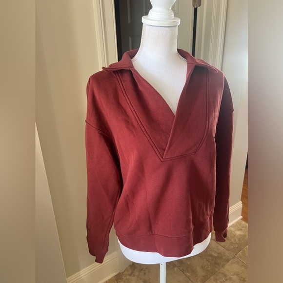 Banana Republic pullover top. V neck Small long sleeve worn once excellent cond - Picture 3 of 10